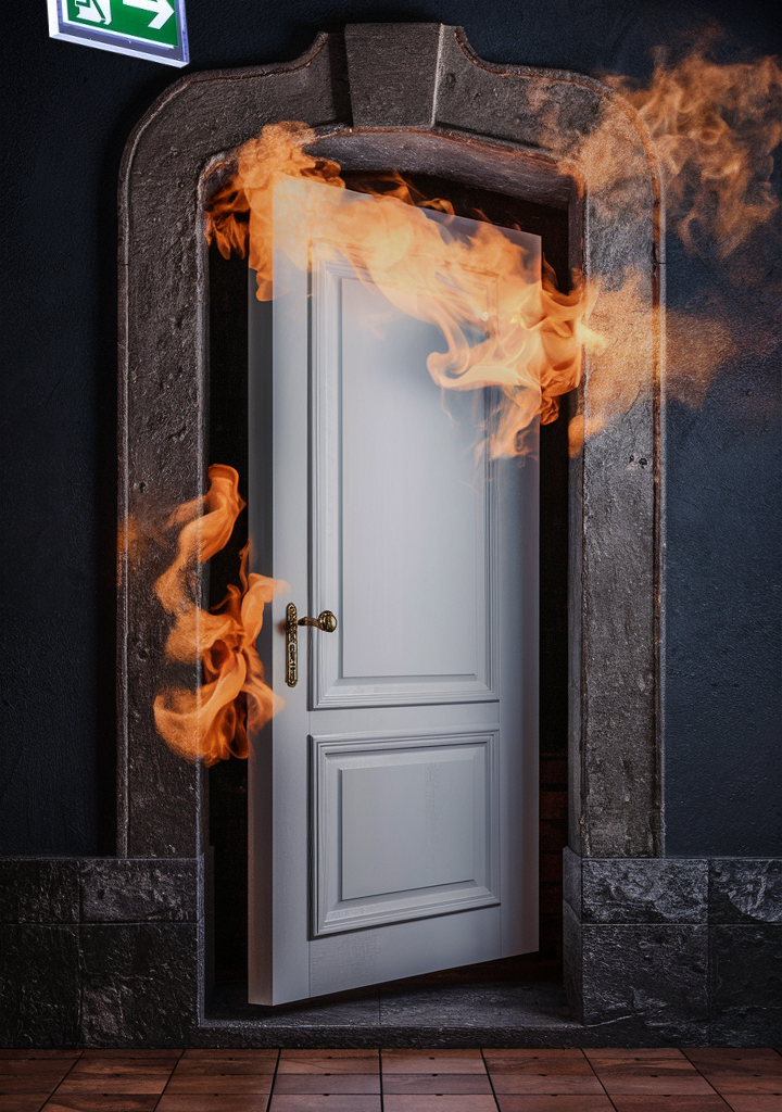 Le porte taglia fuoco sono un valido aiuto contro l’incendio (se correttamente installate e correttamente manutenzionate)